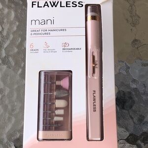 Finishing Touch Flawless Salon Nails Kit, Electronic Nail File and Full Manicure